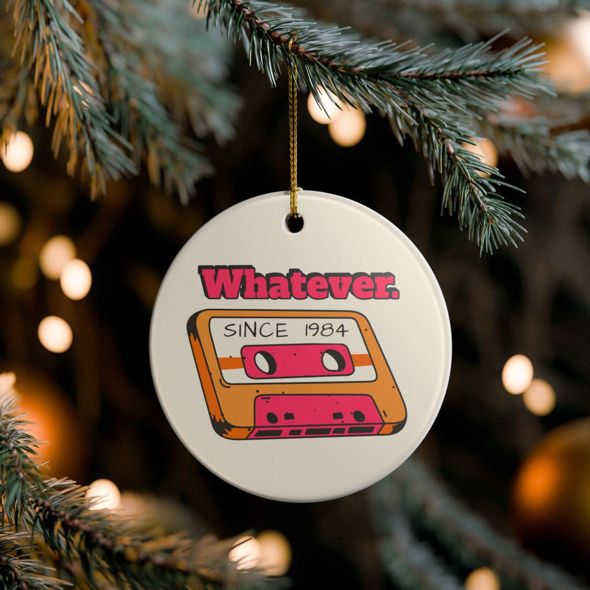 Gen X cassette tape Christmas ornament, view 10