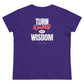 Copy of Faith Inspired "Only God Can - Turn Wounds Into Wisdom" Women's Midweight Cotton Tee