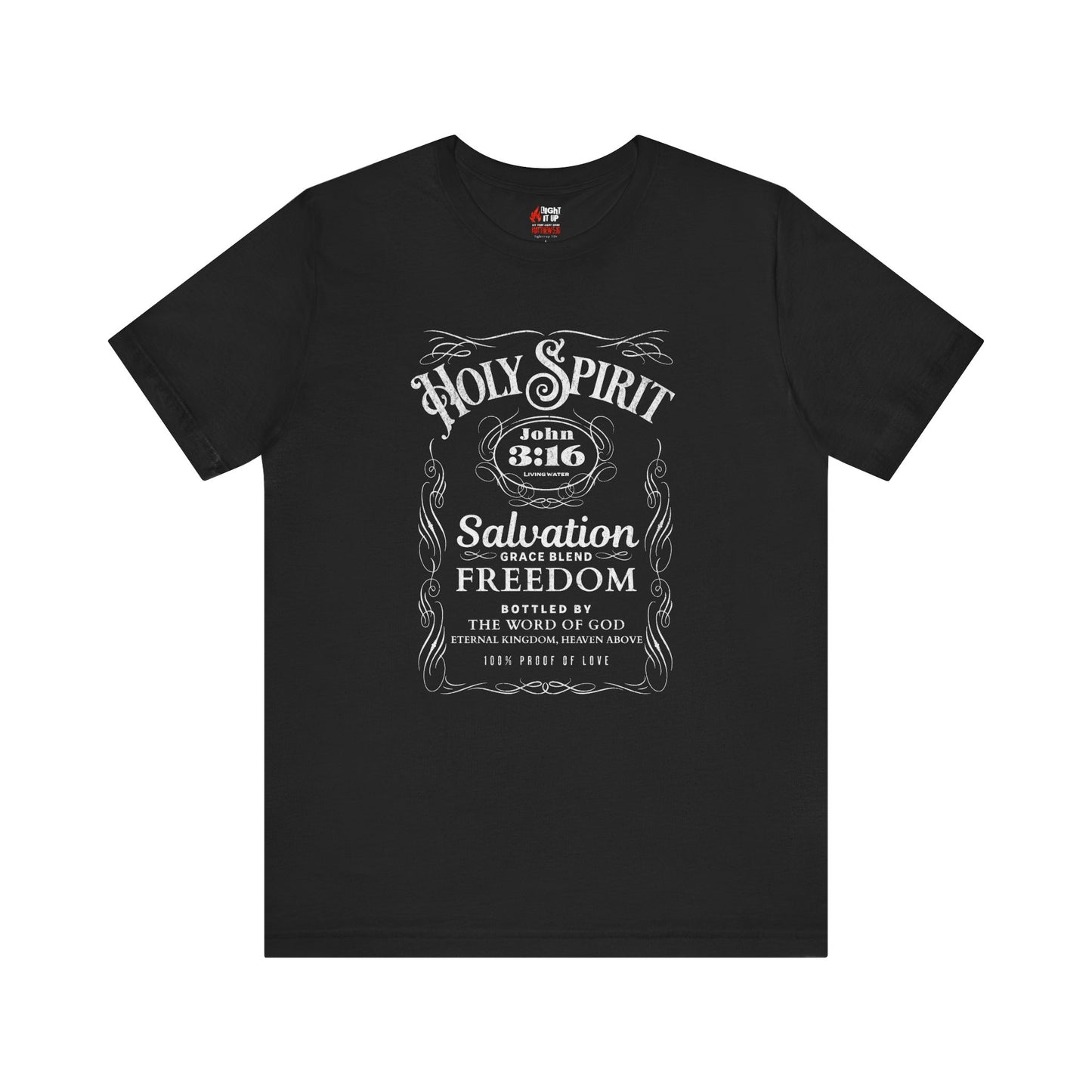 Holy Spirit Salvation Blend T-Shirt – John 3:16 Vintage Gospel Design | Faith & Freedom Apparel