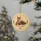 Funny fox Christmas ornament Close Enough, view 12