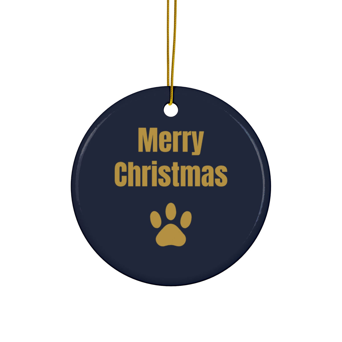 Funny Goldendoodle Christmas ornament I Saw That, view 6