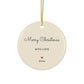 Personalized snowman family of 5 ornament, view 8