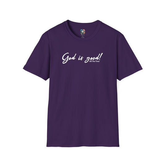 God Is Good All The Time T-Shirt – Christian Faith Tee with Bible Verse for Men & Women
