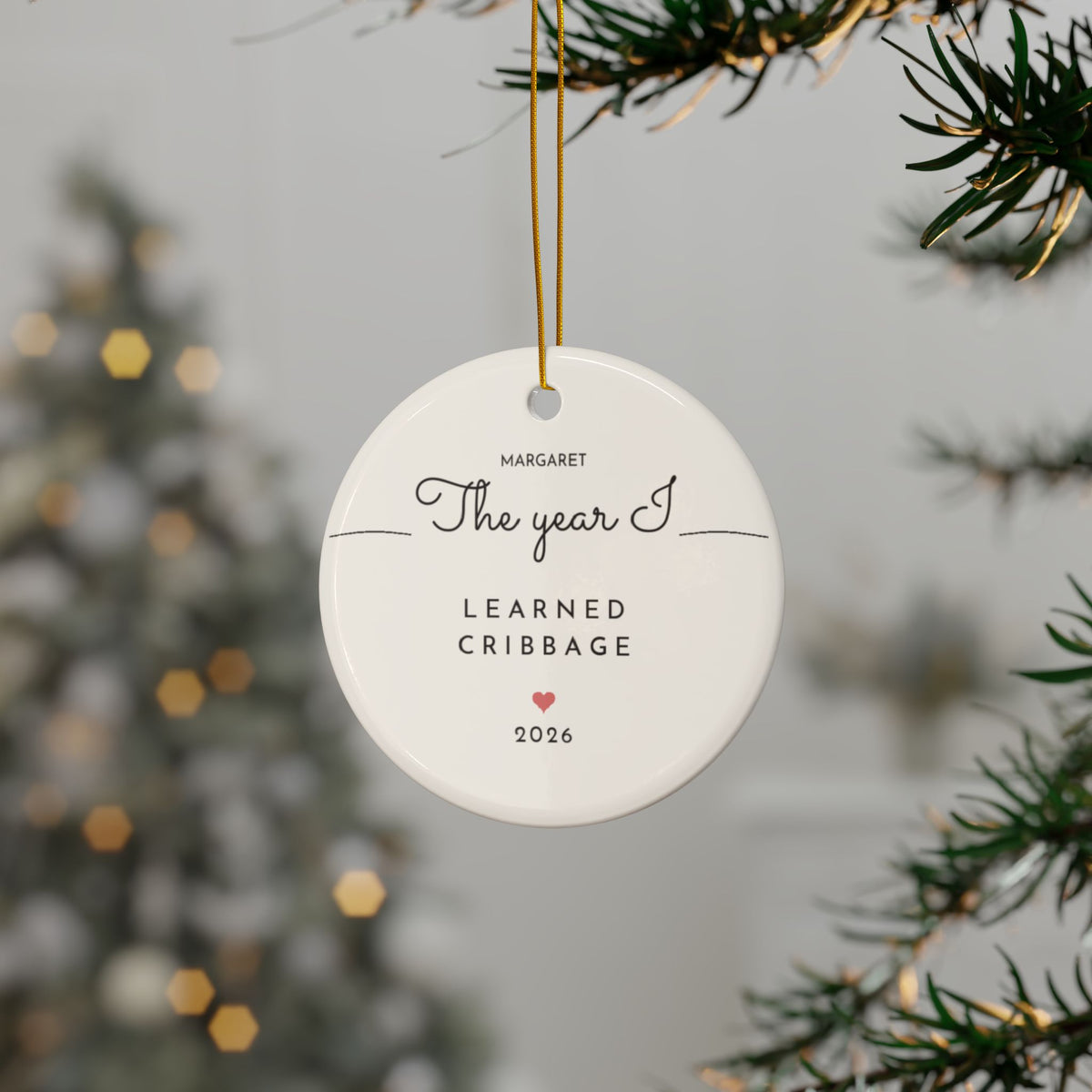 Personalized cribbage ornament 2026, view 12