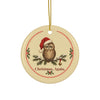 Funny owl Christmas ornament Christmas Again, view 3