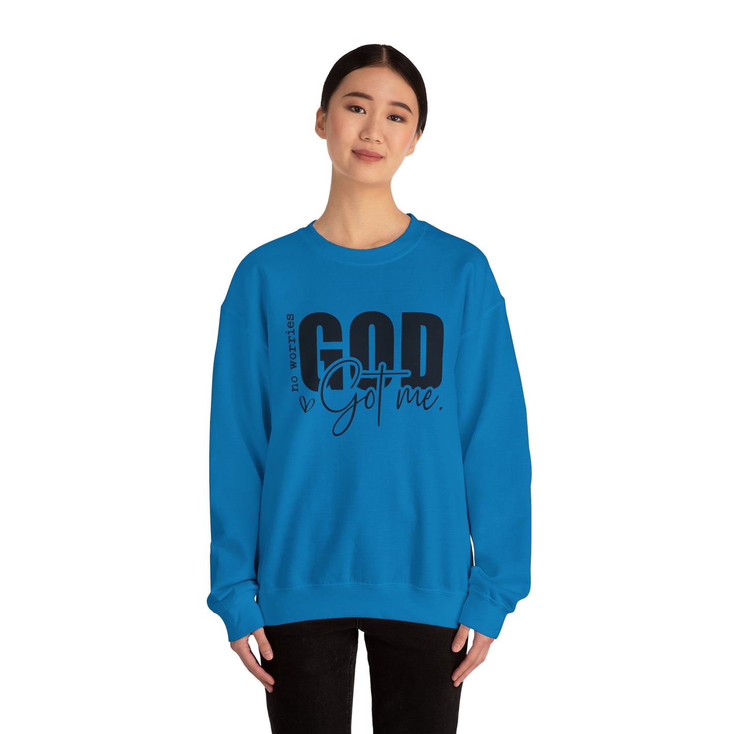 God Got Me Sweatshirt – Christian Faith-Based Pullover for Men & Women Walking in God's Protection