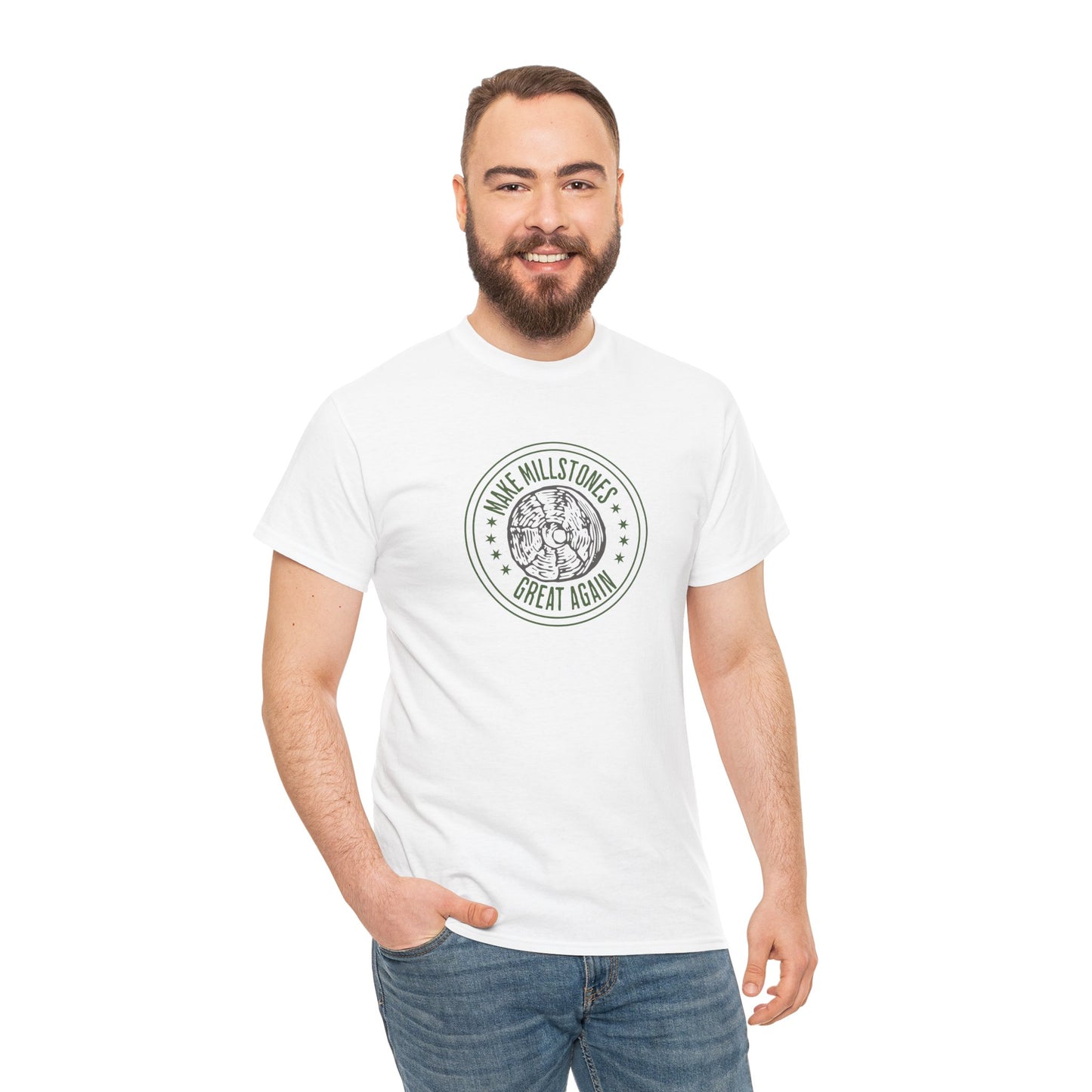 Make Millstones Great Again Unisex Heavy Cotton Tee