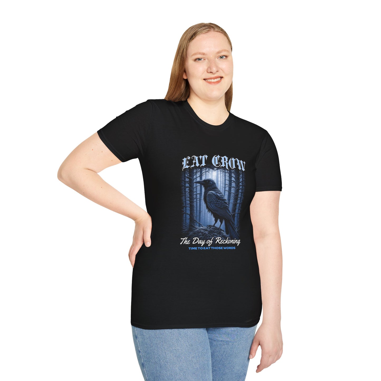 Eat Crow T-Shirt – Day of Reckoning | Bold Truth Shirt for Patriots & Whistleblowers
