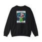 God Wins Crewneck Sweatshirt – Christian Faith Apparel with GreenBeard Militia Back Design
