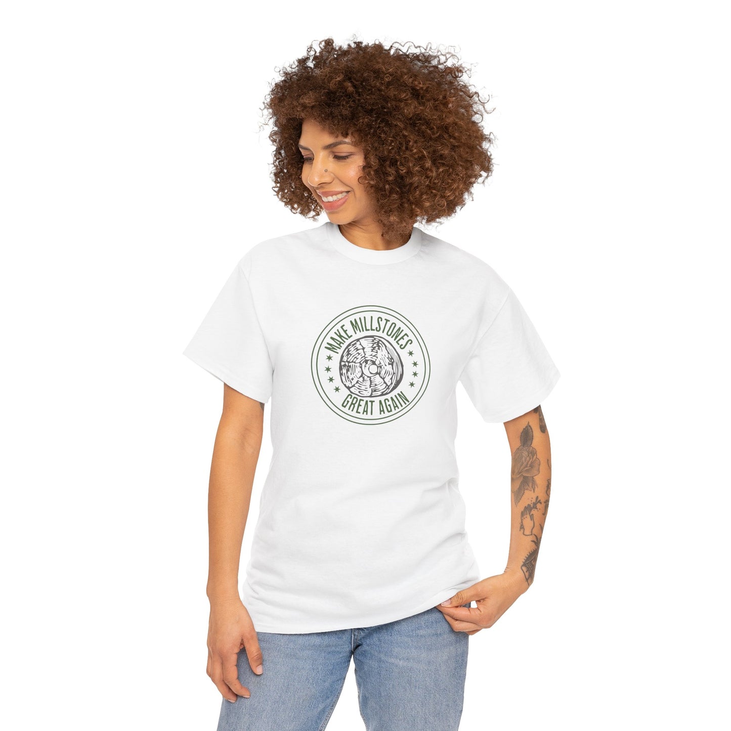 Make Millstones Great Again Unisex Heavy Cotton Tee
