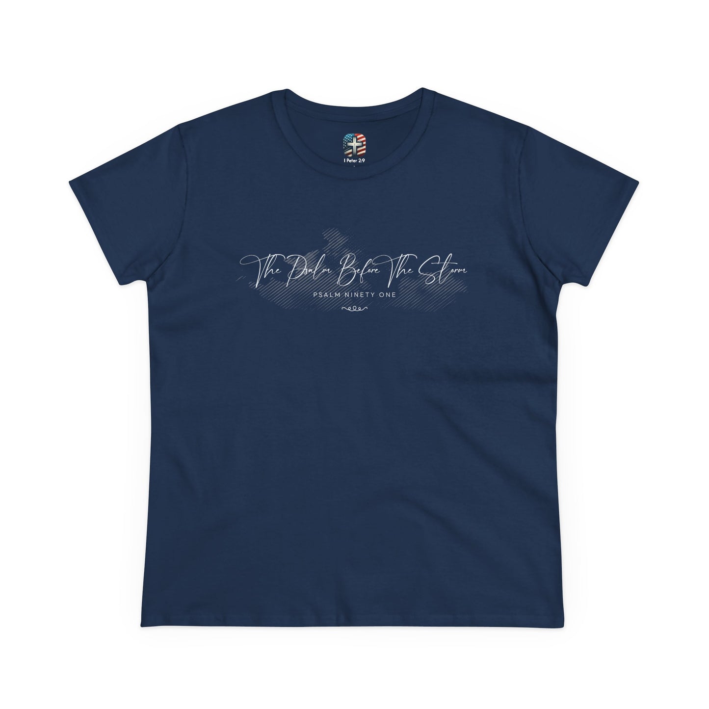 The Psalm Before The Storm T-Shirt – Christian Shirt with Psalm 91 for Women Seeking God’s Protection