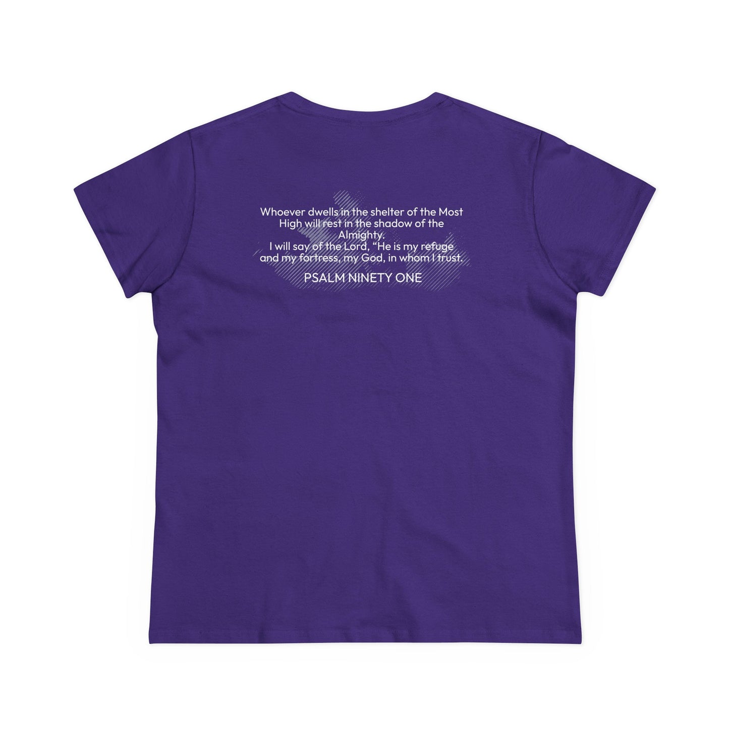 The Psalm Before The Storm T-Shirt – Christian Shirt with Psalm 91 for Women Seeking God’s Protection