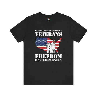 Freedom Is Not Free T-Shirt Patriotic Veteran Tribute Shirt Premium