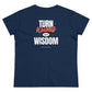 Copy of Faith Inspired "Only God Can - Turn Wounds Into Wisdom" Women's Midweight Cotton Tee