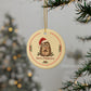 Funny hedgehog Christmas ornament Merry Whatever, view 12