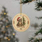 Funny raccoon Christmas ornament Festive Enough, view 12