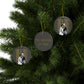 First Christmas married photo ornament 2026, view 3