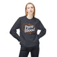 Pure Blood Retro Crewneck Sweatshirt – Bold Faith & Freedom Fleece