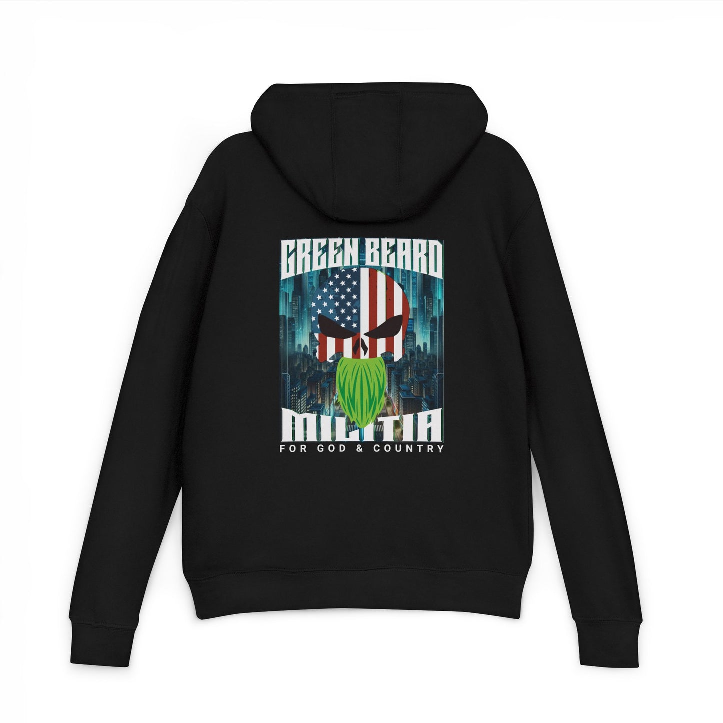 God Wins Unisex Hoodie | GreenBeard Militia Edition – Christian Streetwear USA