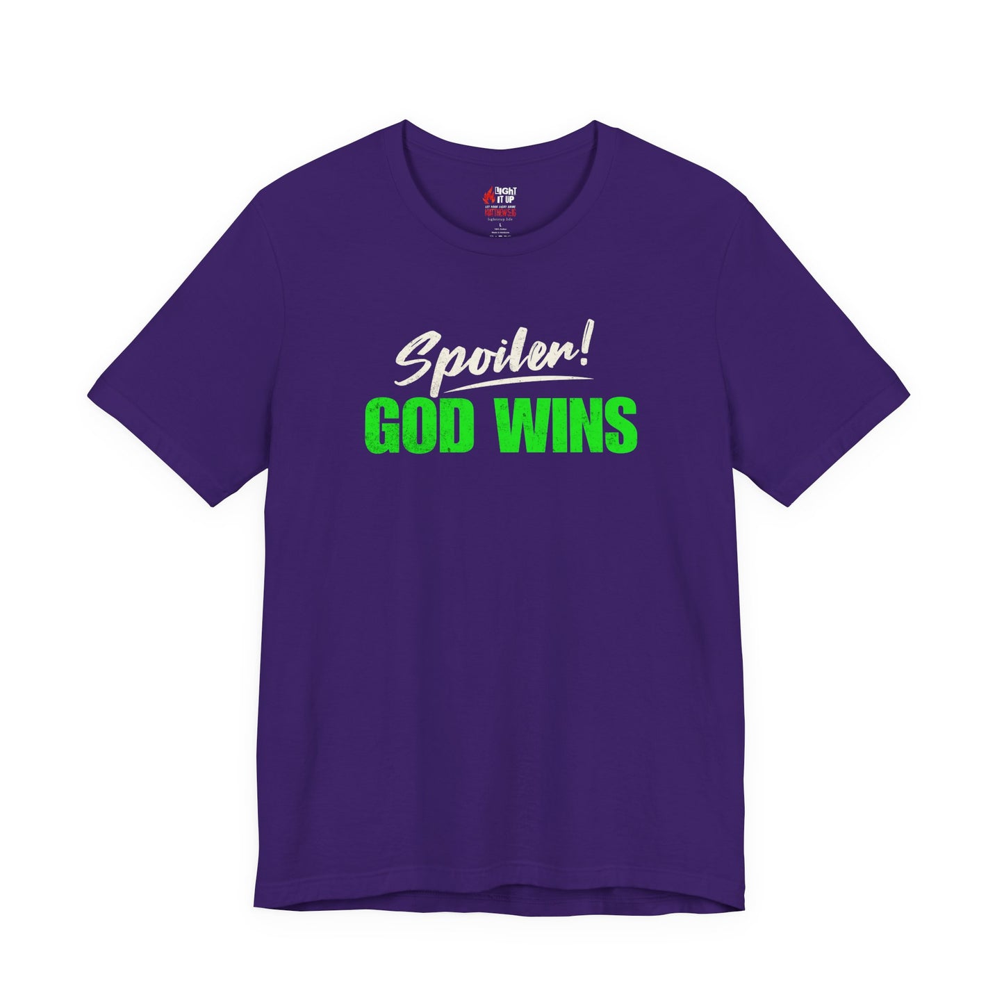 Spoiler: God Wins T-Shirt | Christian Faith Tee