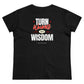 Copy of Faith Inspired "Only God Can - Turn Wounds Into Wisdom" Women's Midweight Cotton Tee