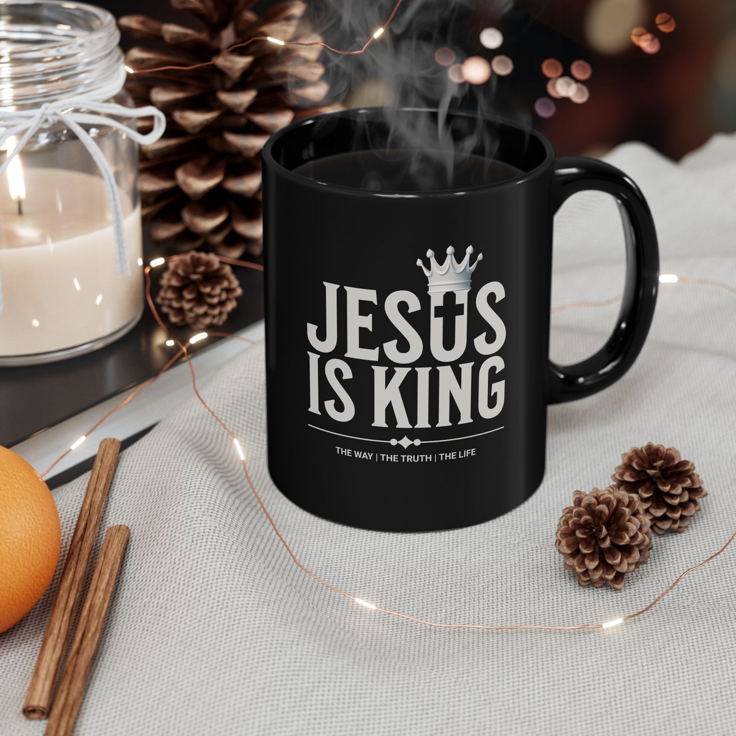 Jesus Is King Mug – The Morning Reminder That Never Fades