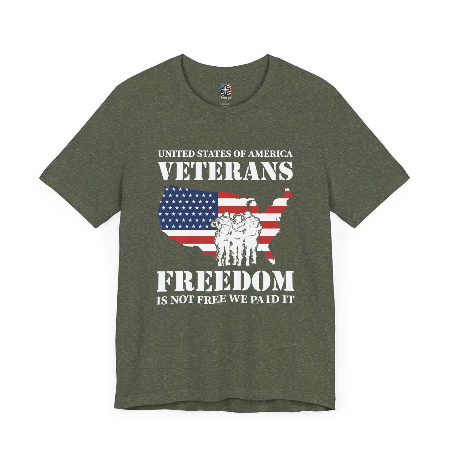 Freedom Is Not Free T-Shirt Patriotic Veteran Tribute Shirt Premium