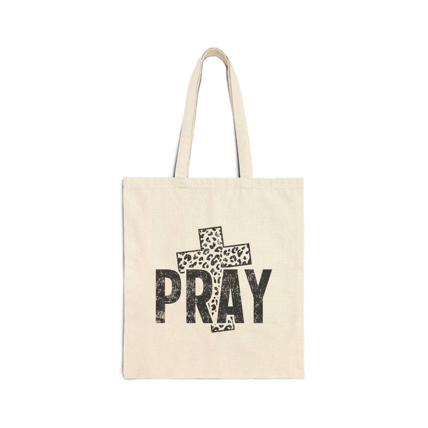 Christian Pray Tote Bag – Bold Scripture Canvas Bag for Women & Bible Study