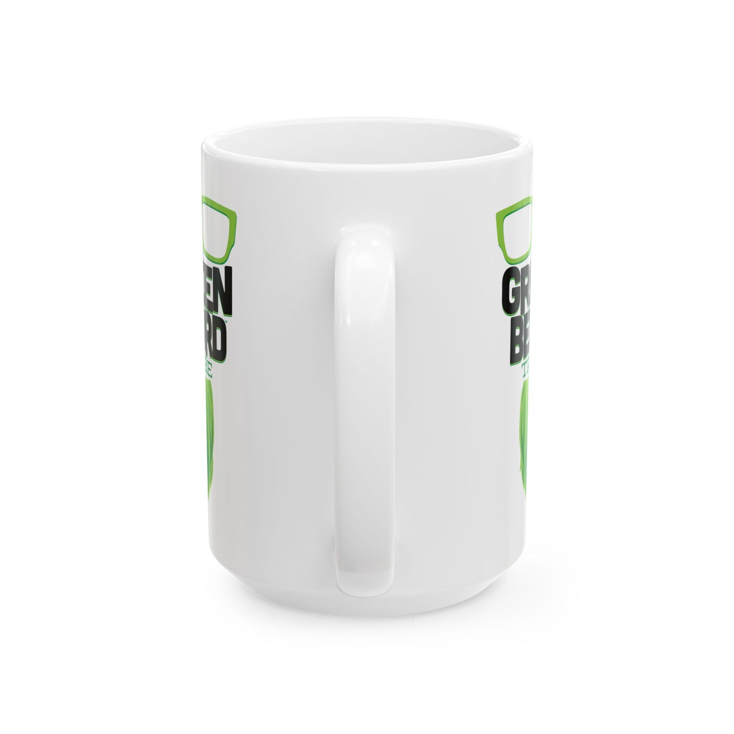 Coffee Mug - Greenbeard Tribe - 15oz White Cup