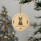 Funny reindeer Christmas ornament Here We Go Again, view 12