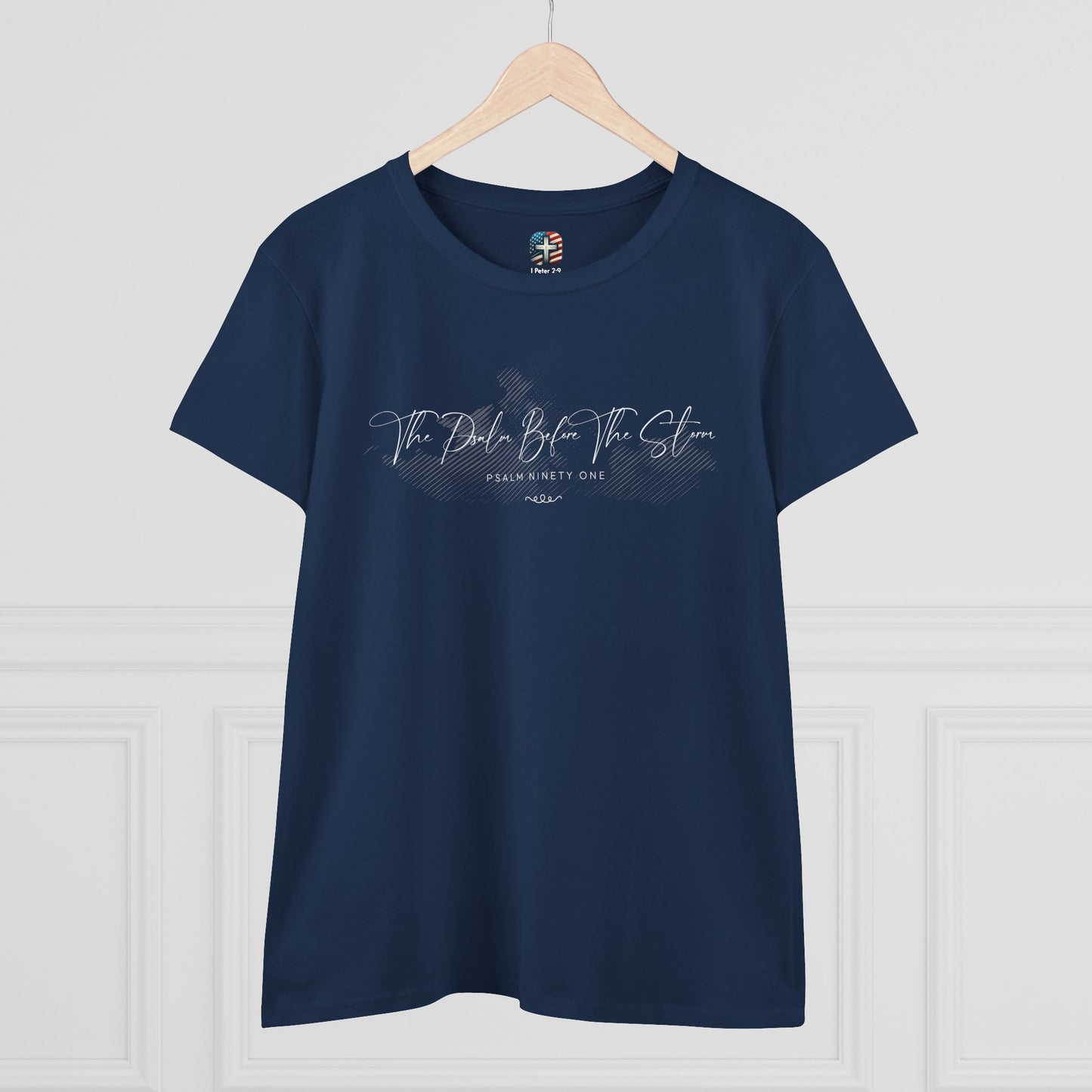 The Psalm Before The Storm T-Shirt – Christian Shirt with Psalm 91 for Women Seeking God’s Protection