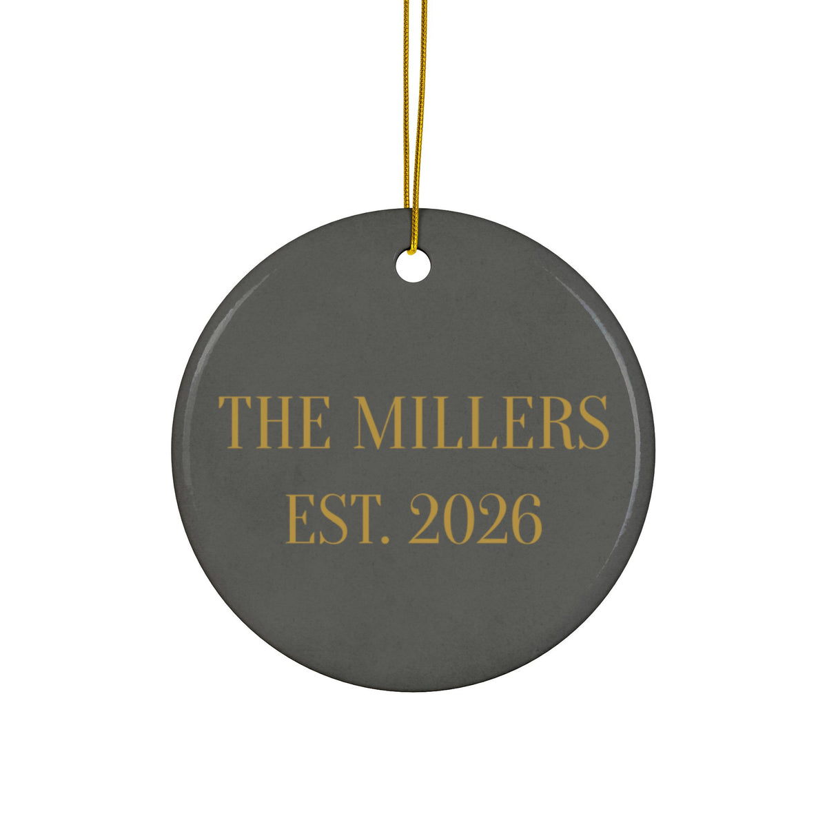 First Christmas married photo ornament 2026, view 6