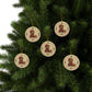 Funny bear Christmas ornament Done My Part, view 4