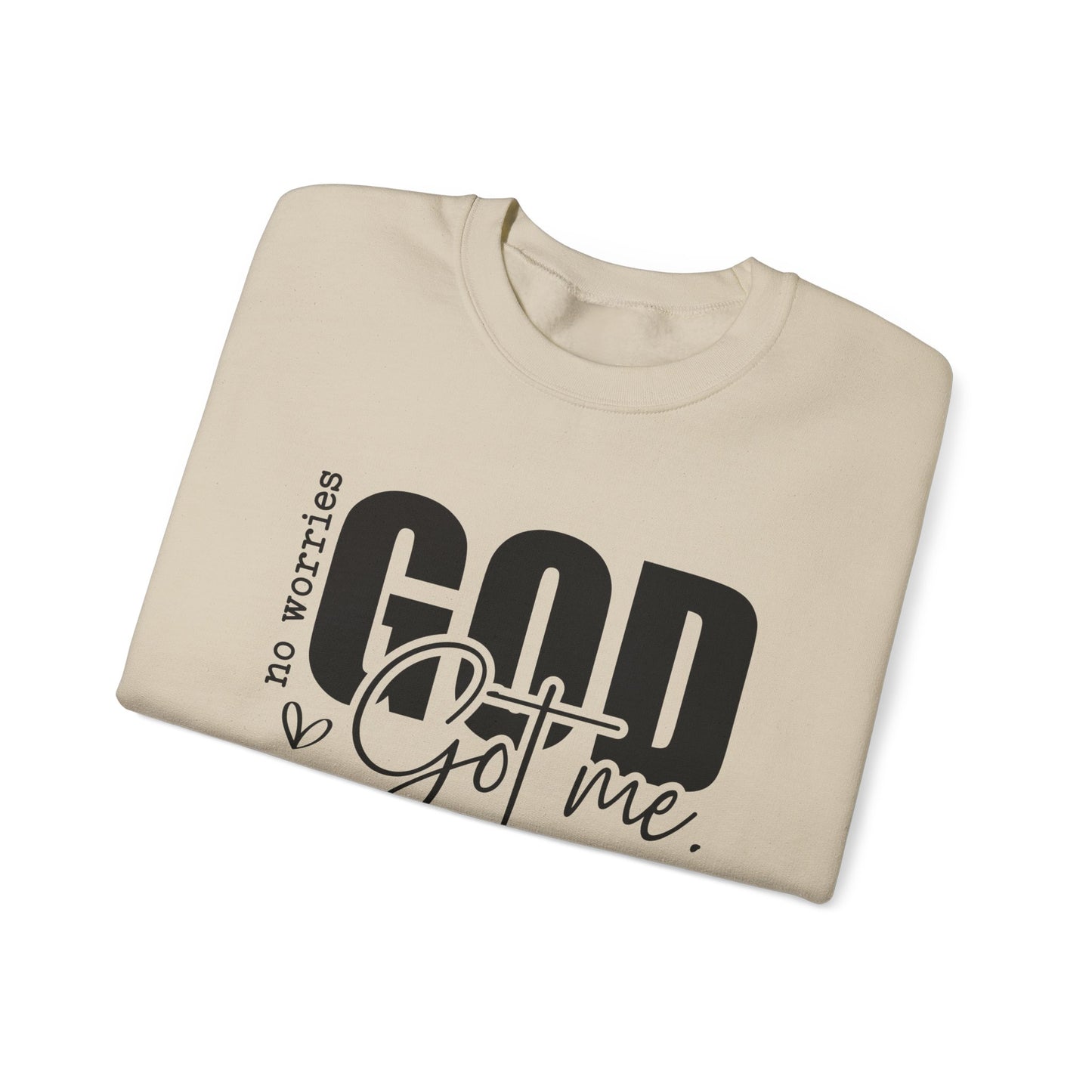 God Got Me Sweatshirt – Christian Faith-Based Pullover for Men & Women Walking in God's Protection