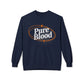 Pure Blood Retro Crewneck Sweatshirt – Bold Faith & Freedom Fleece