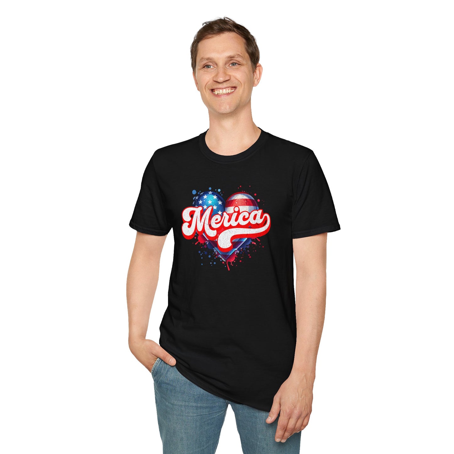 Merica Unisex Softstyle T-Shirt