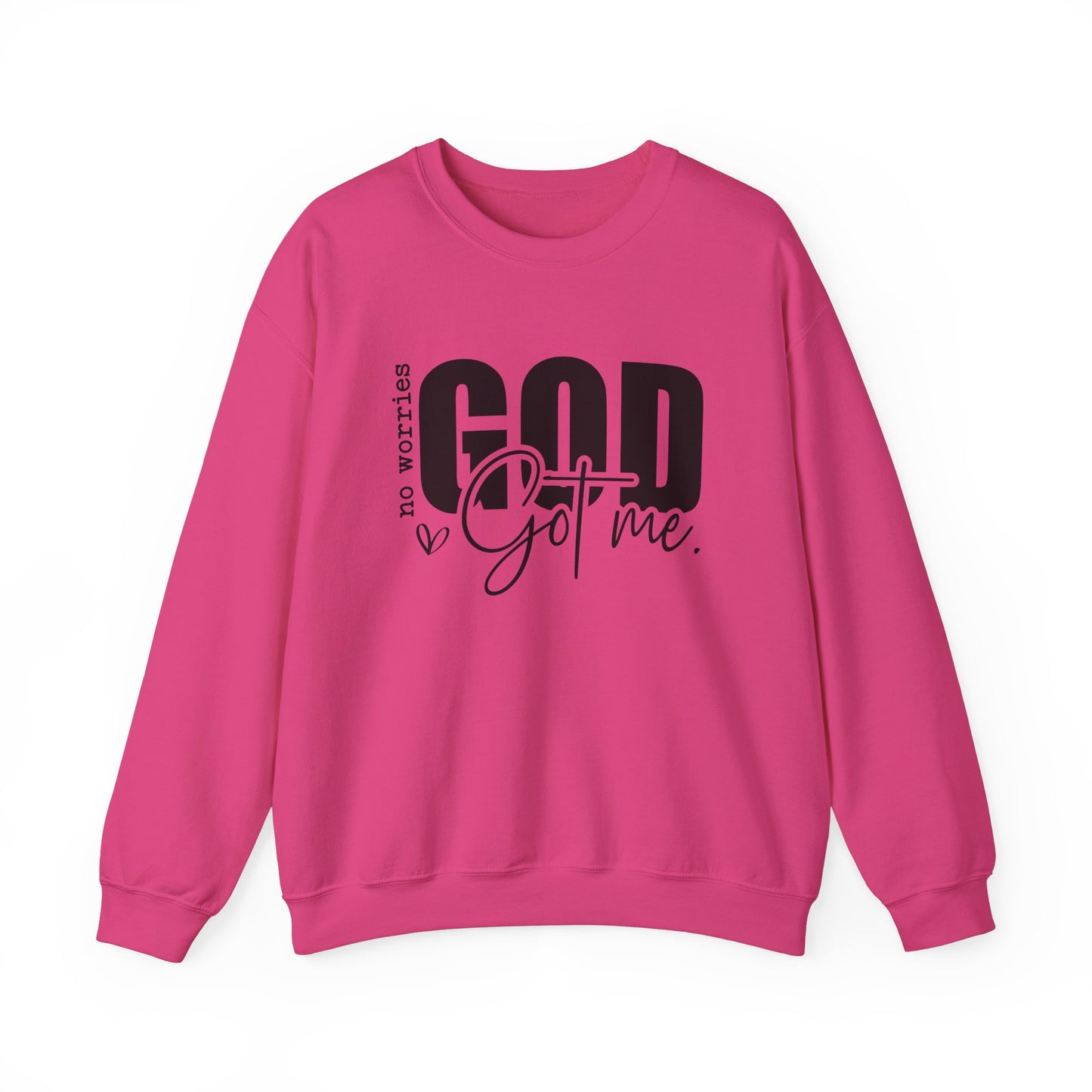 God Got Me Sweatshirt – Christian Faith-Based Pullover for Men & Women Walking in God's Protection